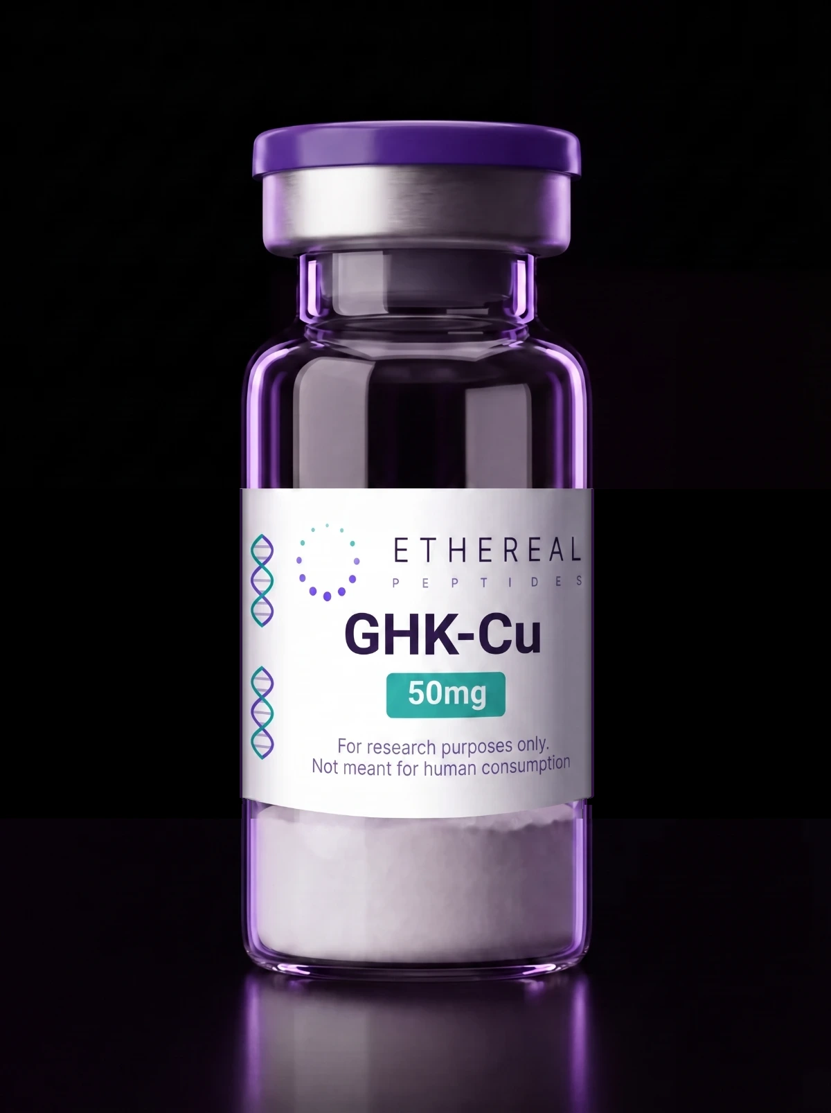 GHK-Cu — lyophilised vial, research use only