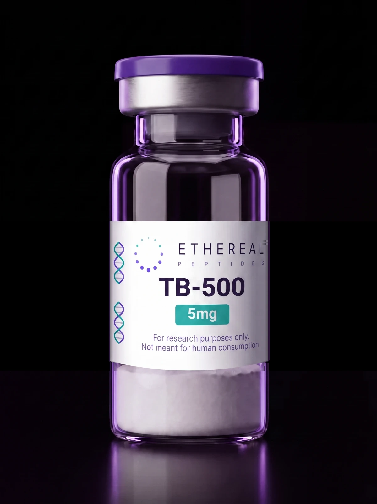 TB-500 — lyophilised vial, research use only