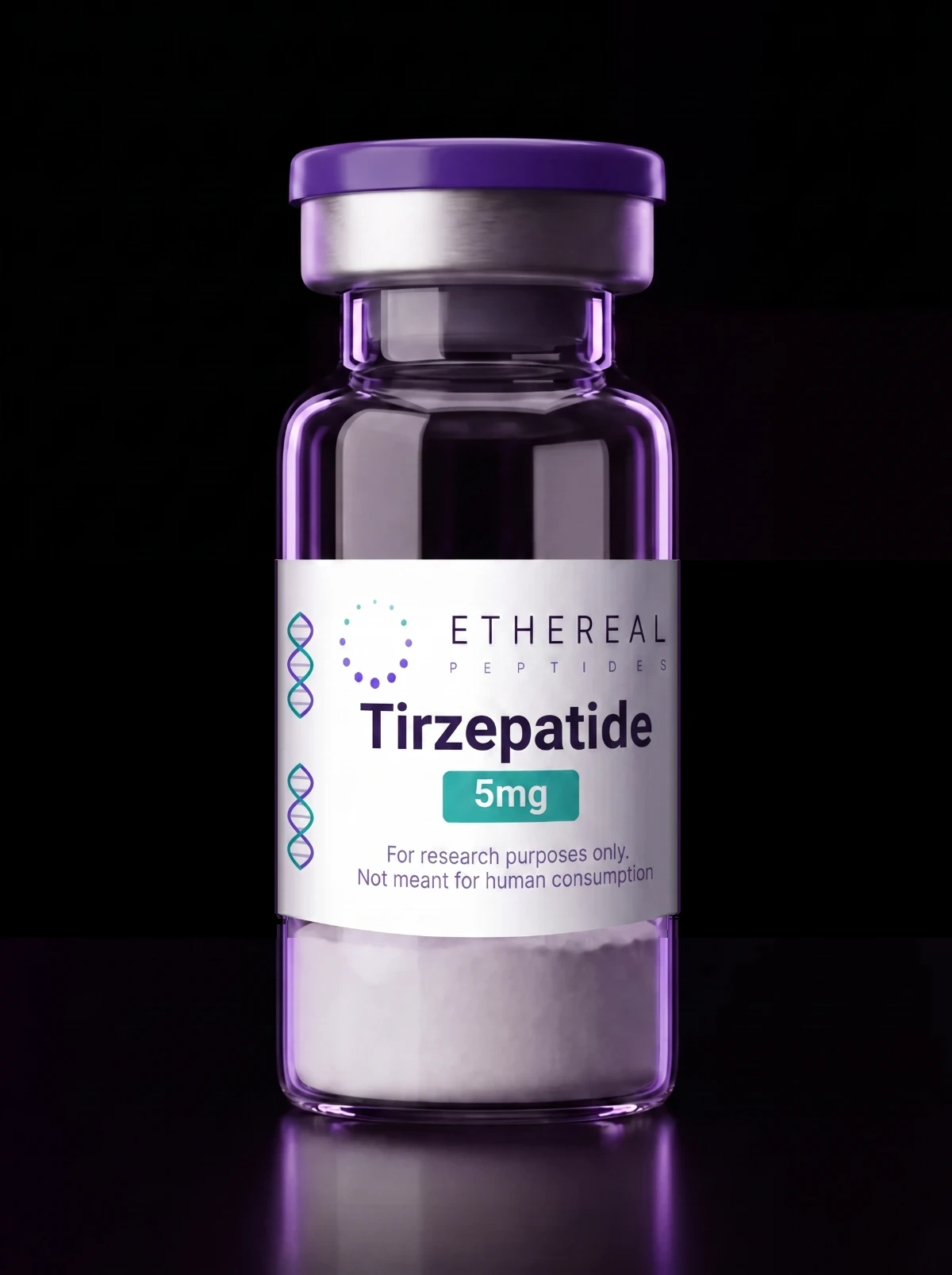 Tirzepatide — lyophilised vial, research use only